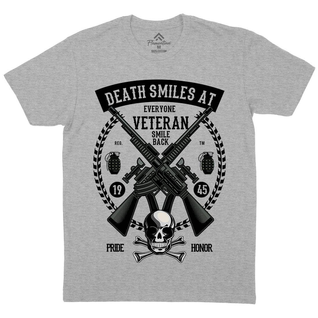 Veteran Mens Crew Neck T-Shirt Army C466