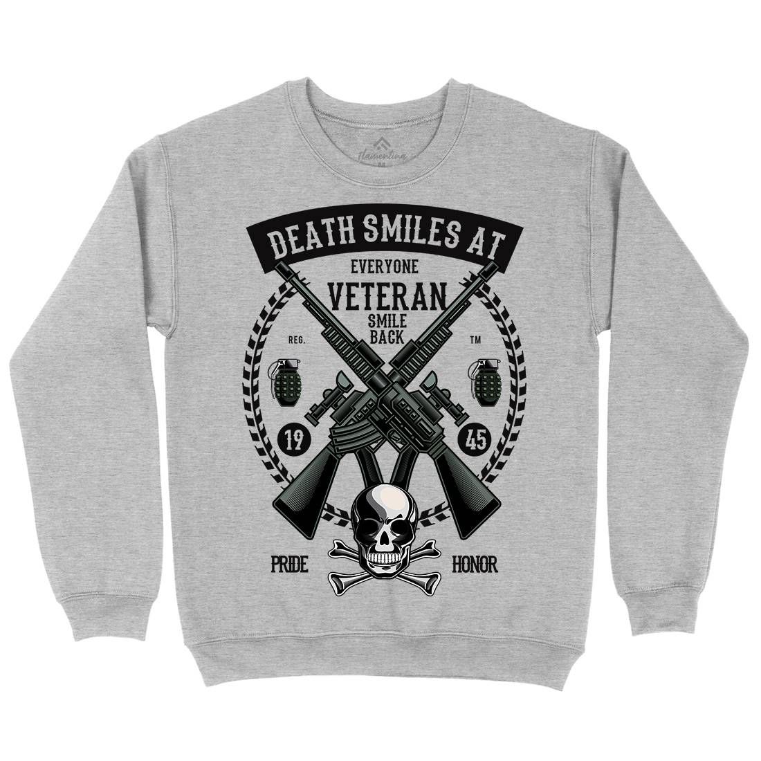 Veteran Mens Crew Neck Sweatshirt Army C466