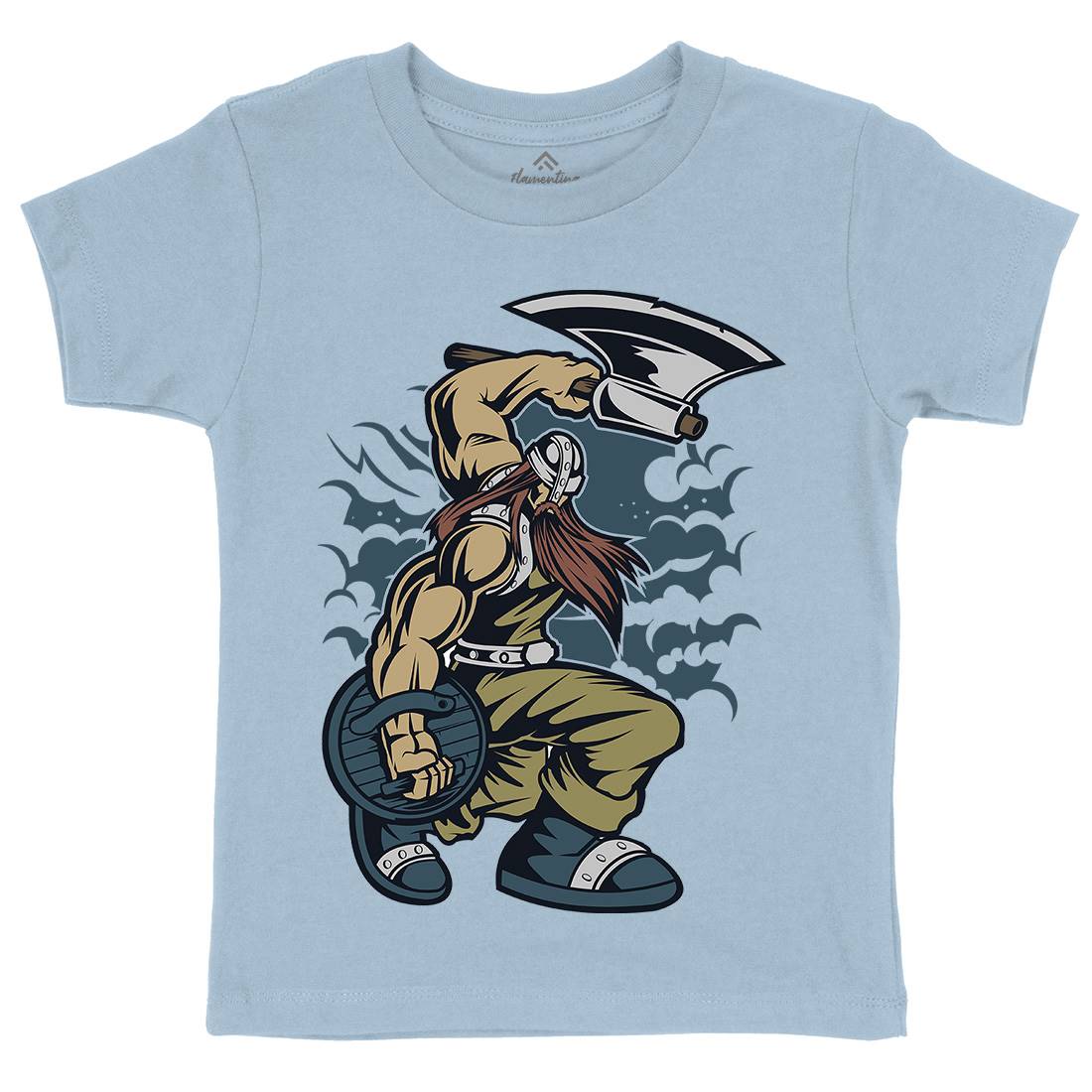 Viking Kids Crew Neck T-Shirt Warriors C467