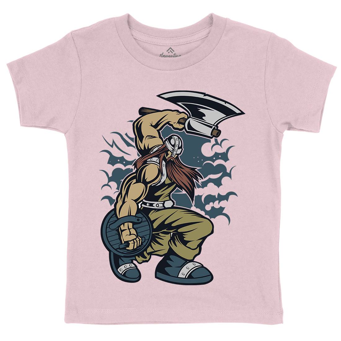 Viking Kids Crew Neck T-Shirt Warriors C467