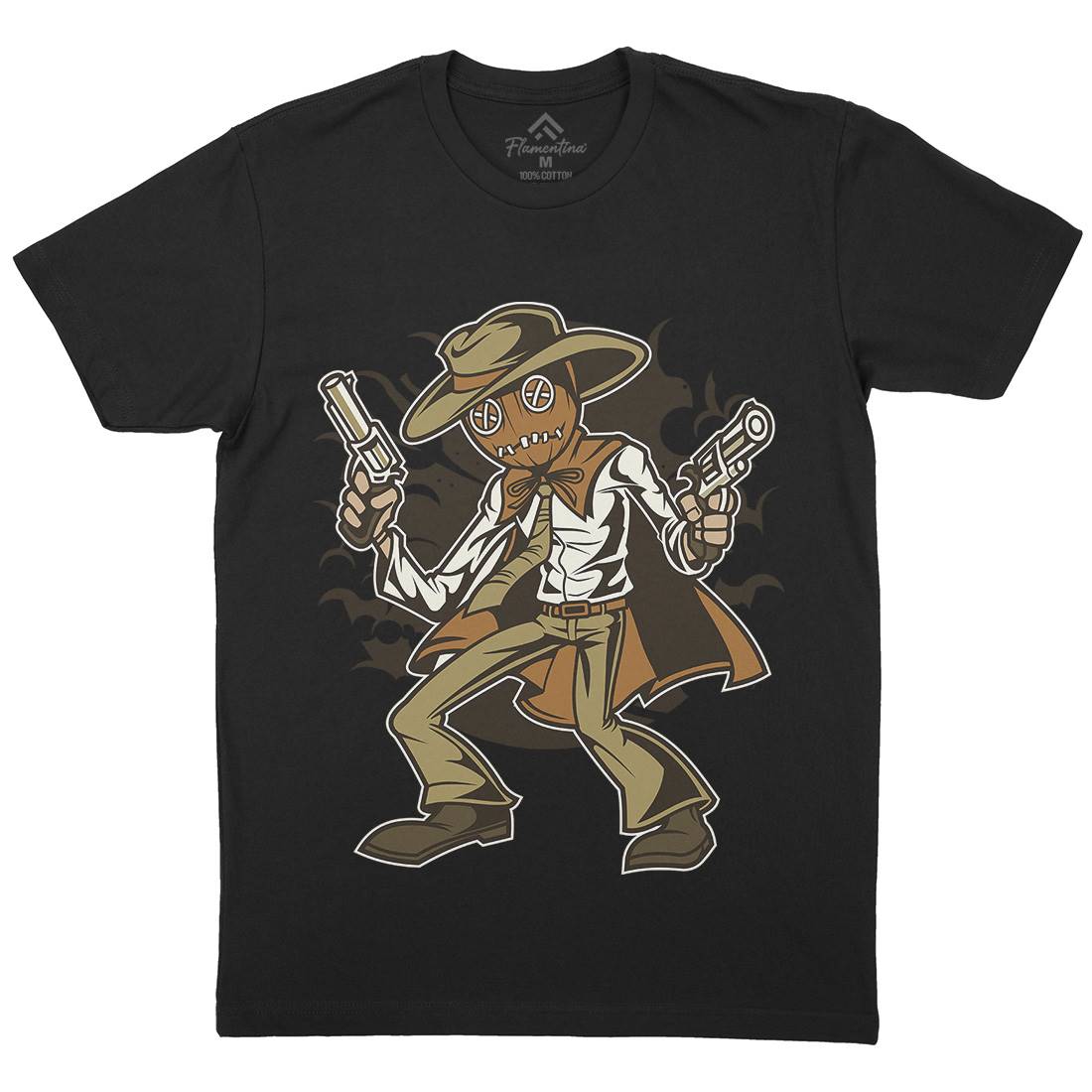 Voodoo Killer Mens Crew Neck T-Shirt Horror C470
