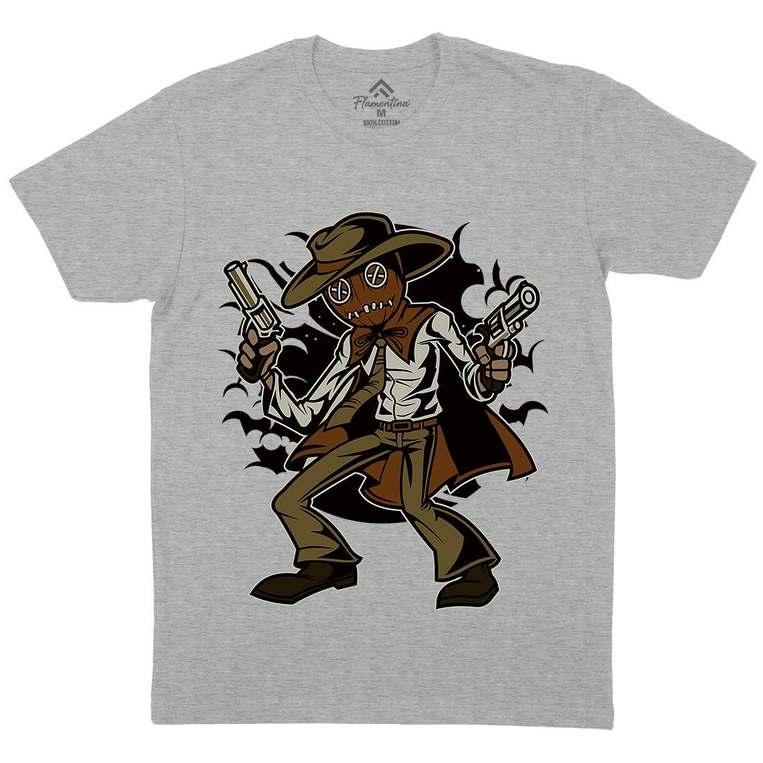 Voodoo Killer Mens Organic Crew Neck T-Shirt Horror C470