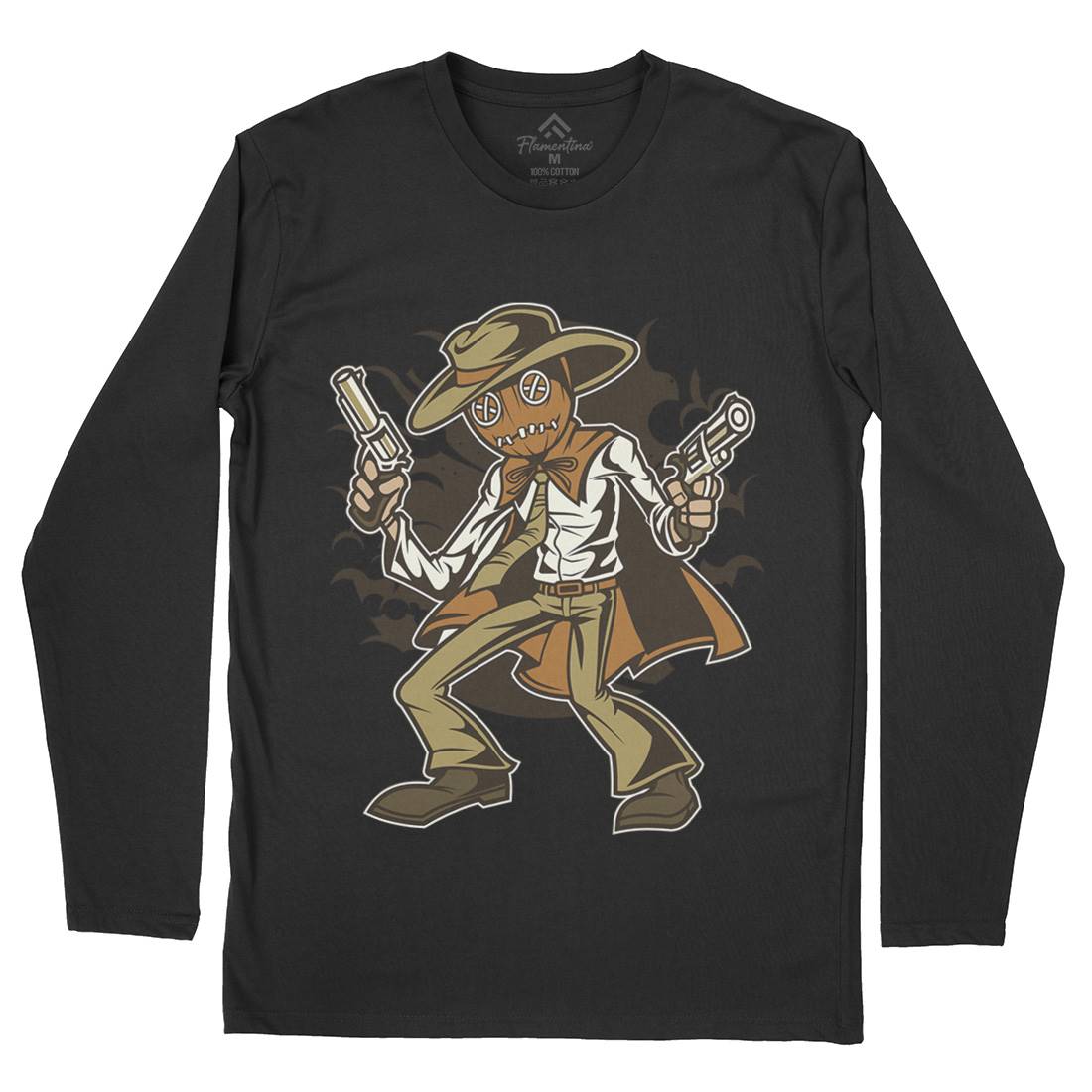 Voodoo Killer Mens Long Sleeve T-Shirt Horror C470