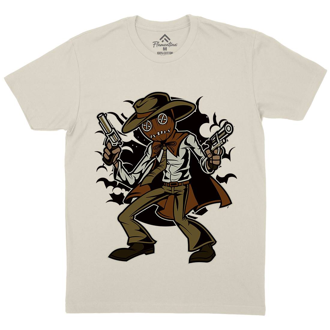 Voodoo Killer Mens Organic Crew Neck T-Shirt Horror C470