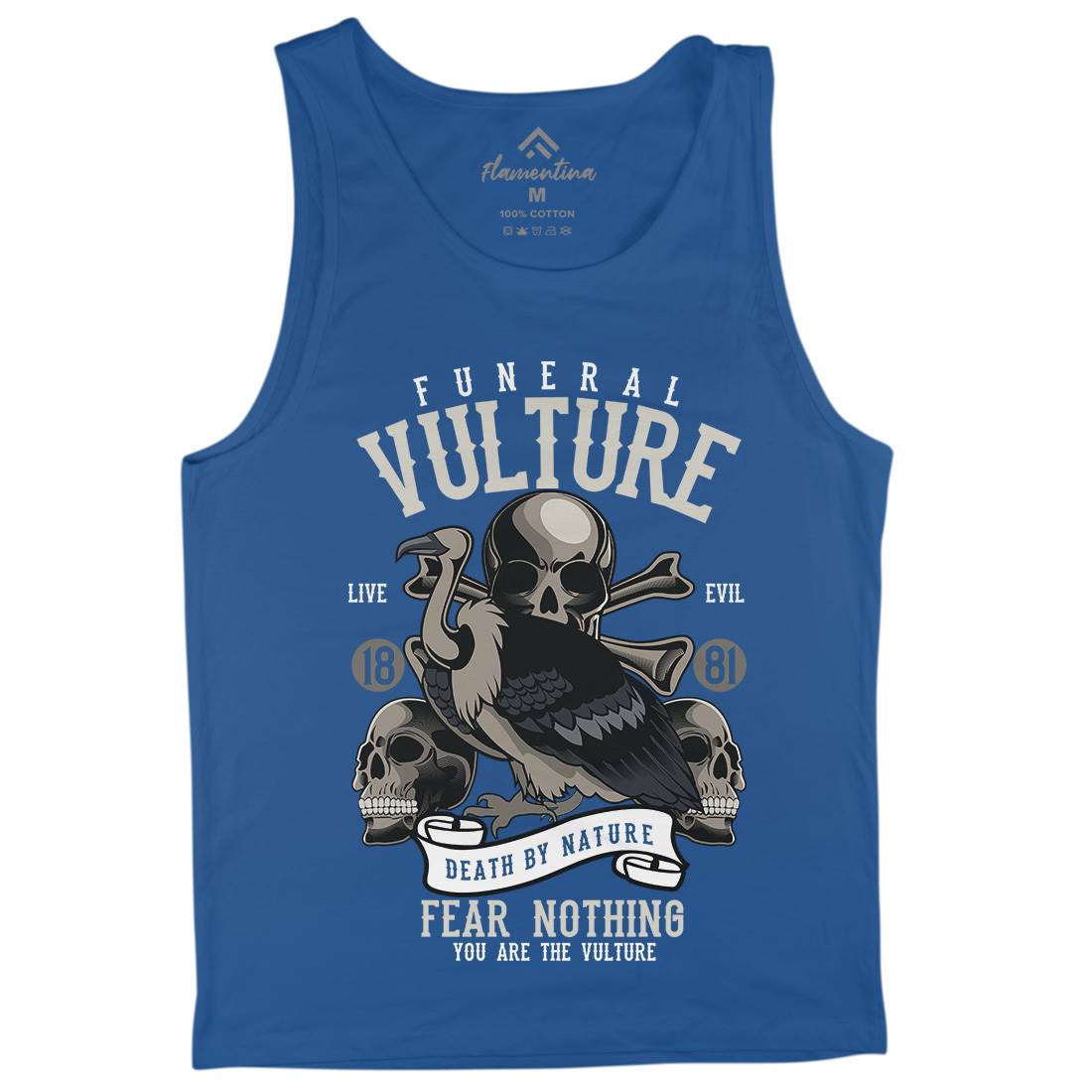 Vulture Mens Tank Top Vest Horror C471