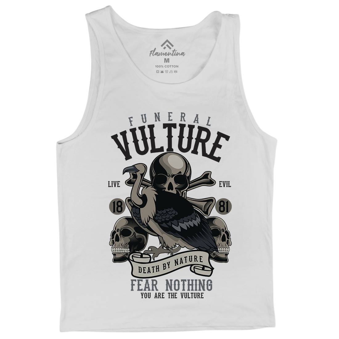 Vulture Mens Tank Top Vest Horror C471