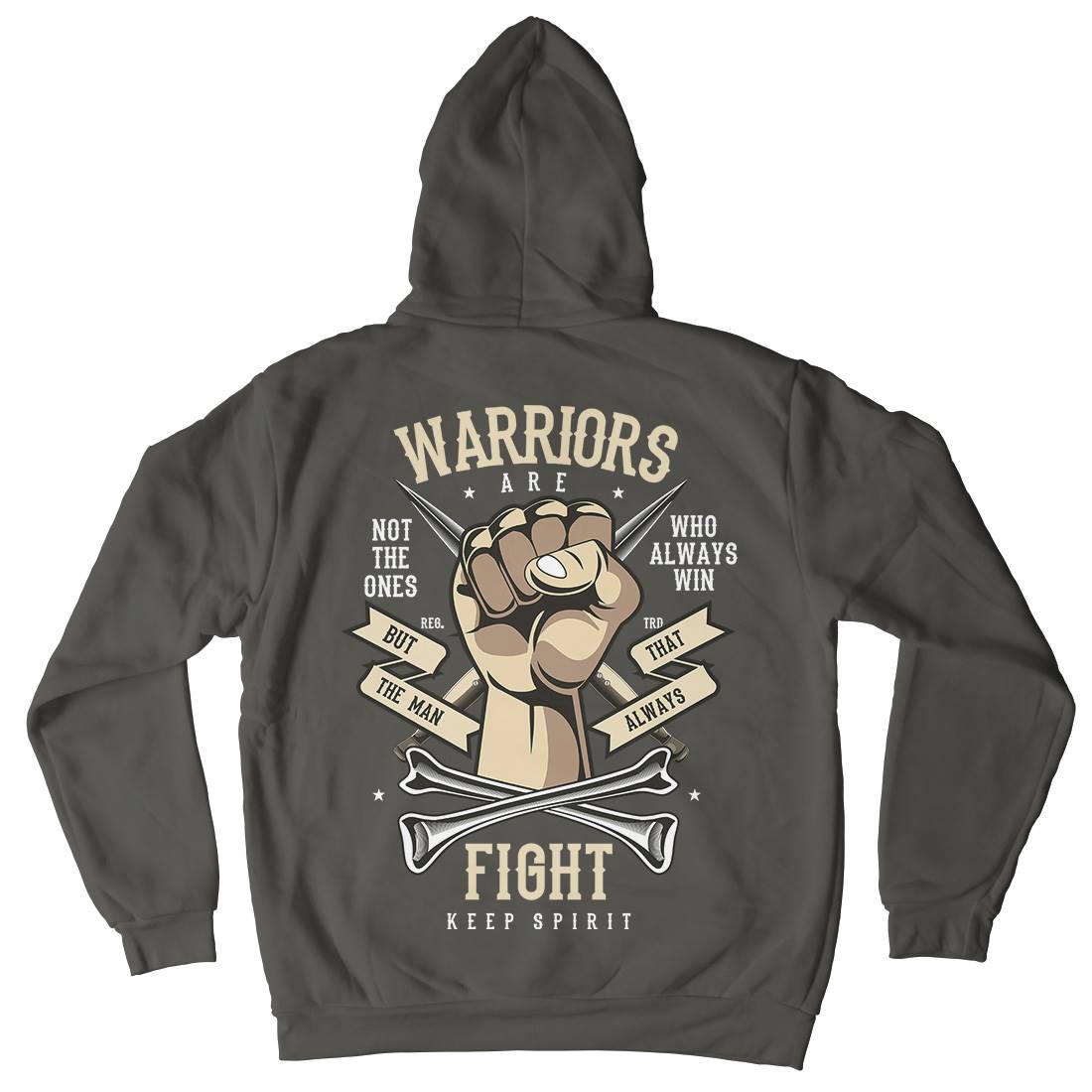 Warriors Fist Kids Crew Neck Hoodie Warriors C472