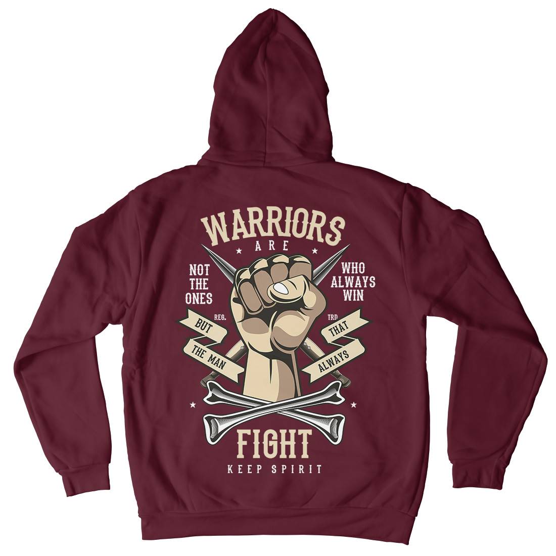 Warriors Fist Kids Crew Neck Hoodie Warriors C472