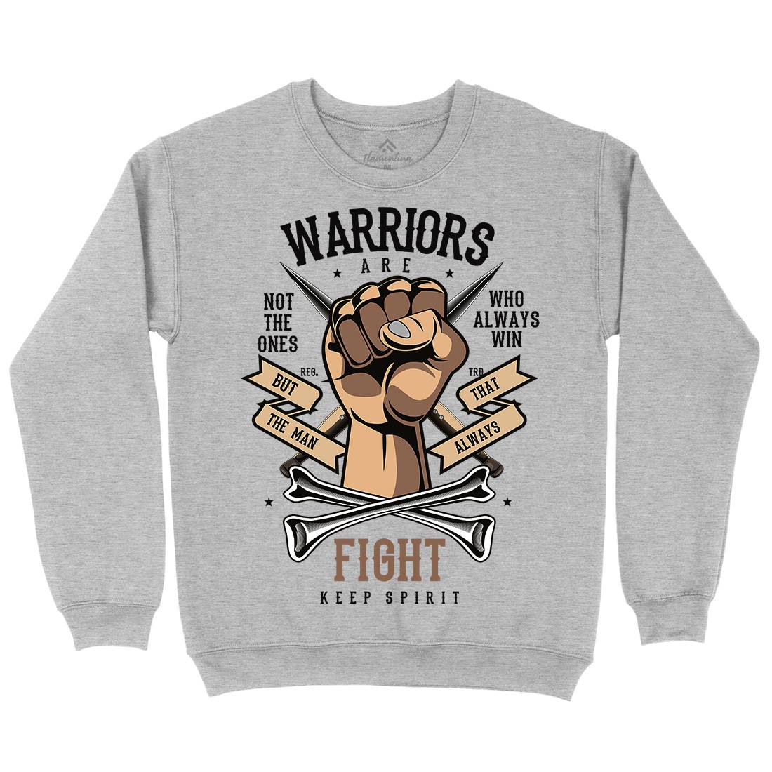 Warriors Fist Kids Crew Neck Sweatshirt Warriors C472
