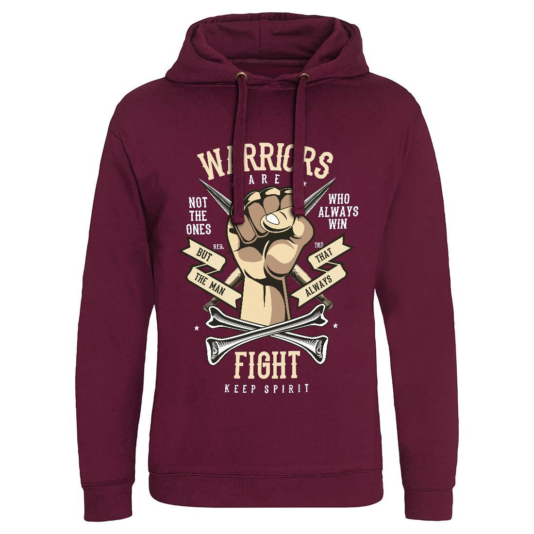 Warriors Fist Mens Hoodie Without Pocket Warriors C472