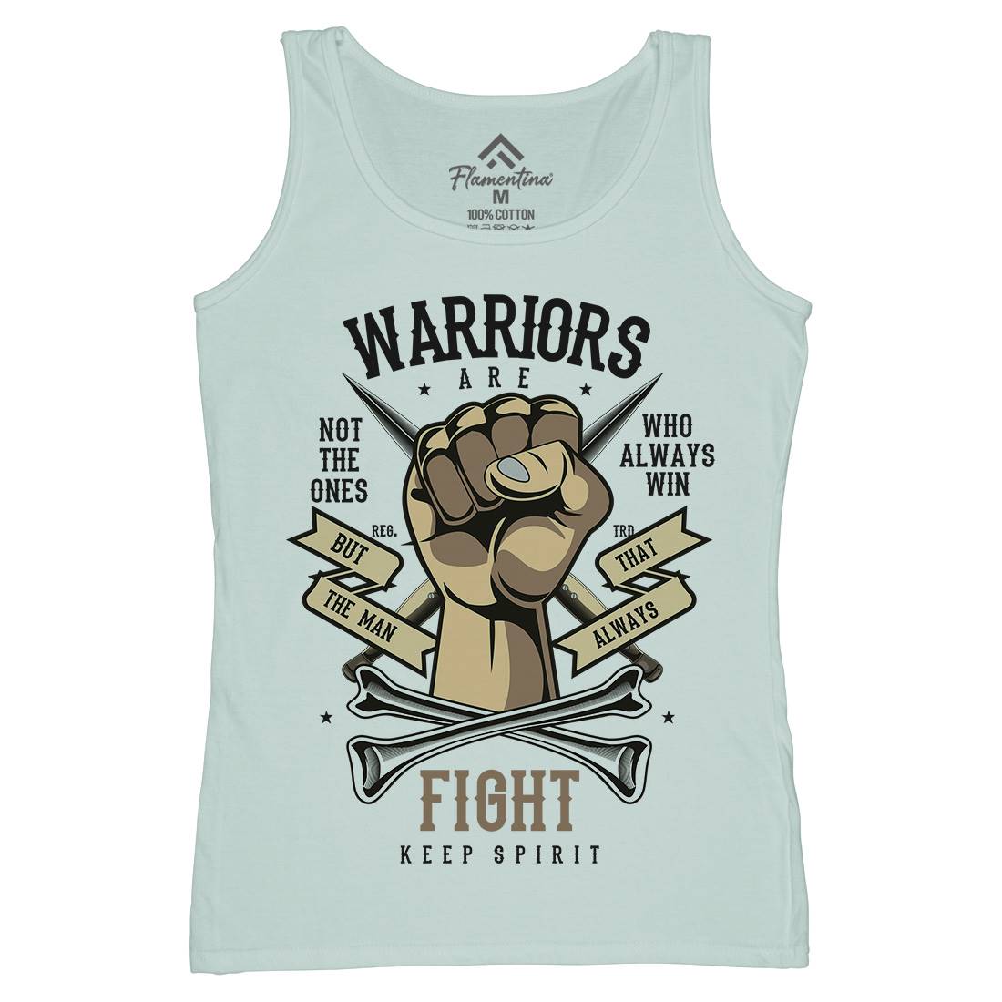 Warriors Fist Womens Organic Tank Top Vest Warriors C472
