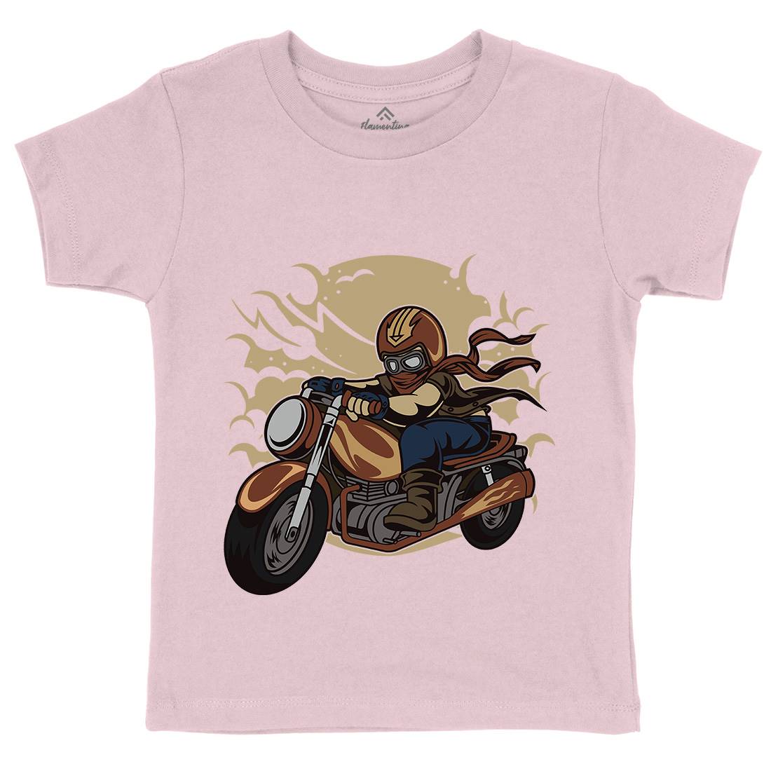 Wild Biker Kids Crew Neck T-Shirt Motorcycles C473