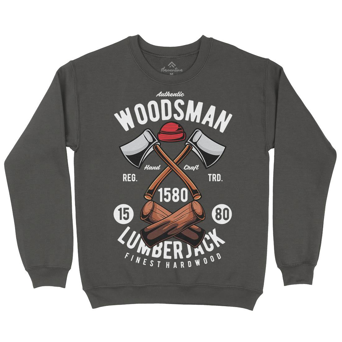 Woodsman Mens Crew Neck Sweatshirt Work C474
