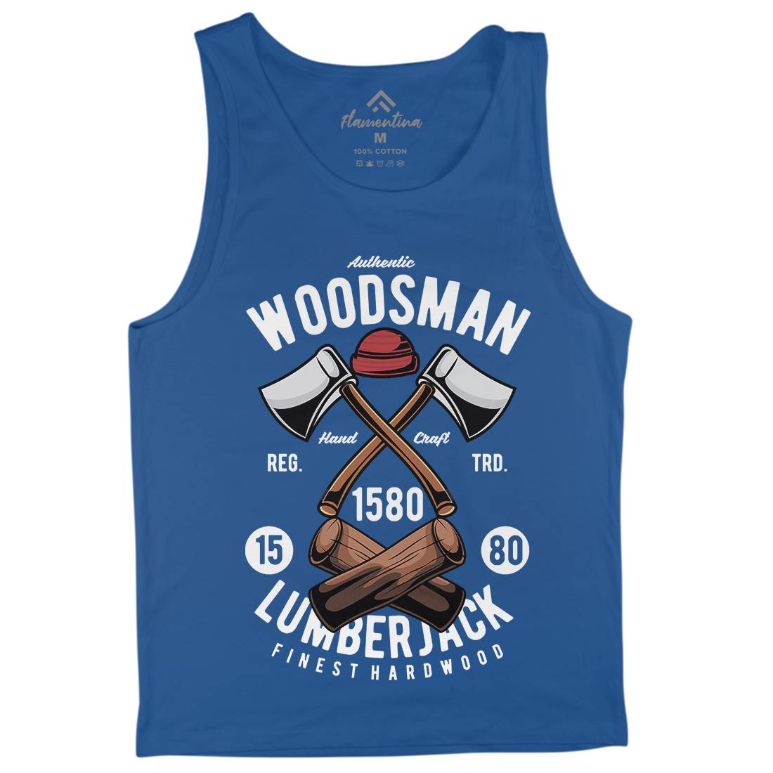 Woodsman Mens Tank Top Vest Work C474