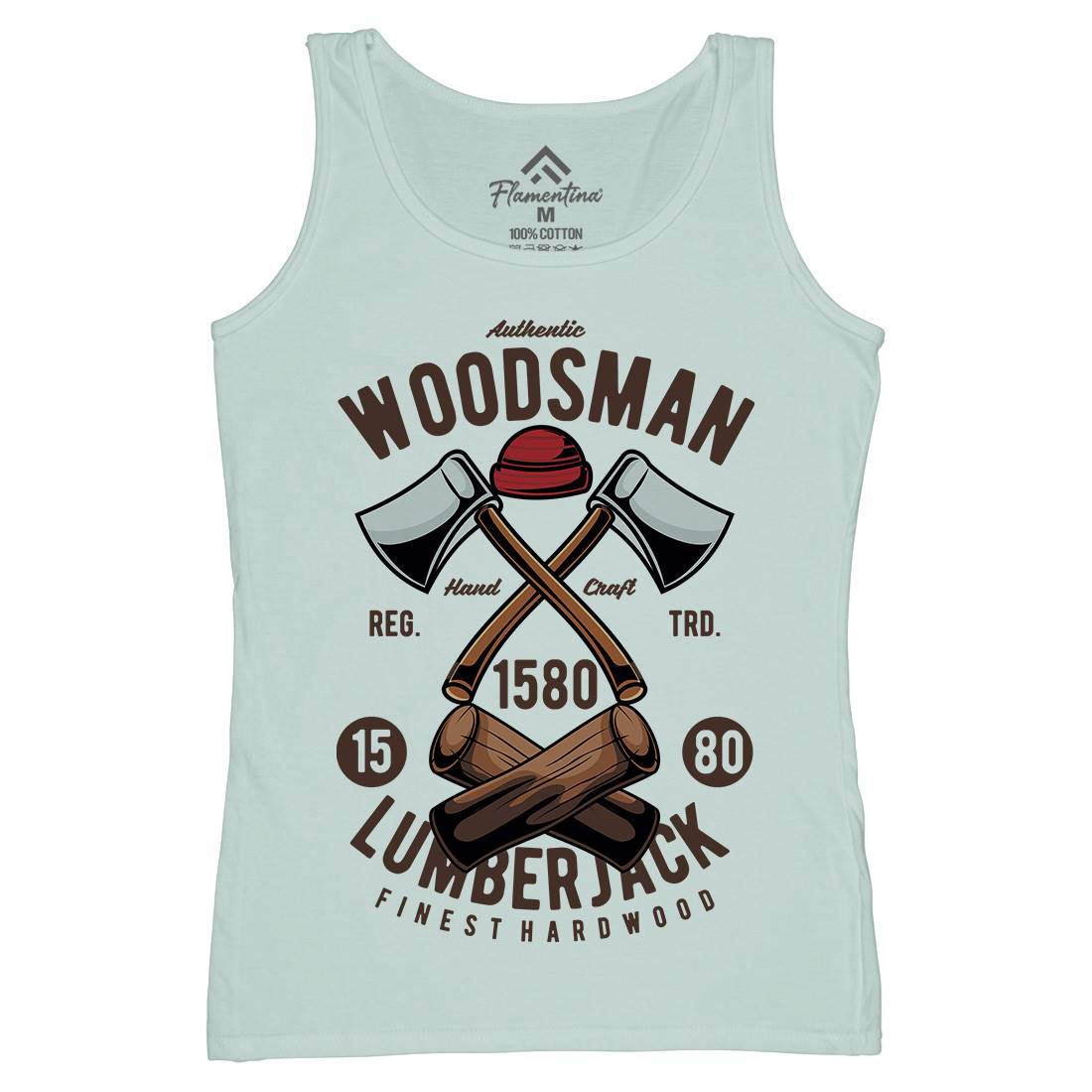 Woodsman Womens Organic Tank Top Vest Work C474