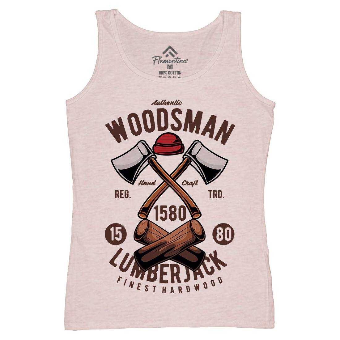 Woodsman Womens Organic Tank Top Vest Work C474