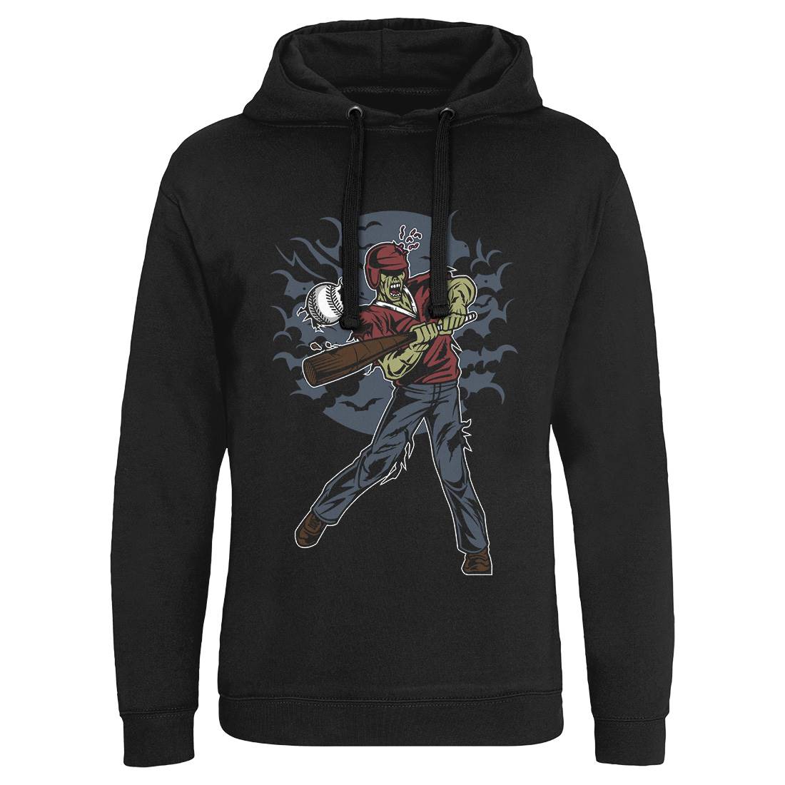 Zombie Baseball Mens Hoodie Without Pocket Sport C475
