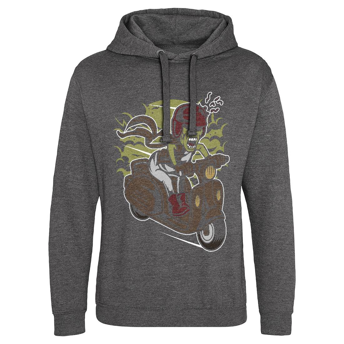 Zombie Scooter Mens Hoodie Without Pocket Motorcycles C476