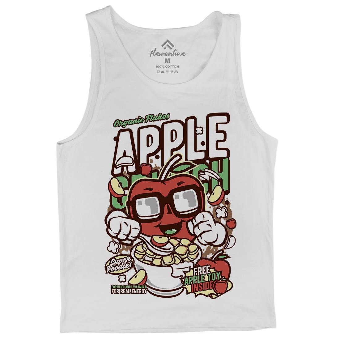 Apple Crunch Mens Tank Top Vest Food C480