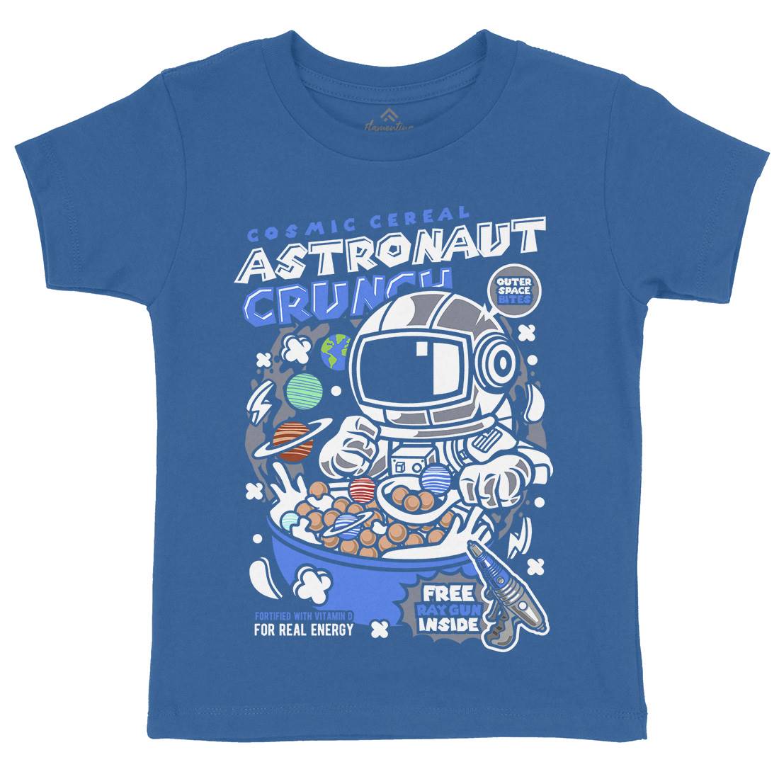 Astronaut Crunch Kids Crew Neck T-Shirt Food C483