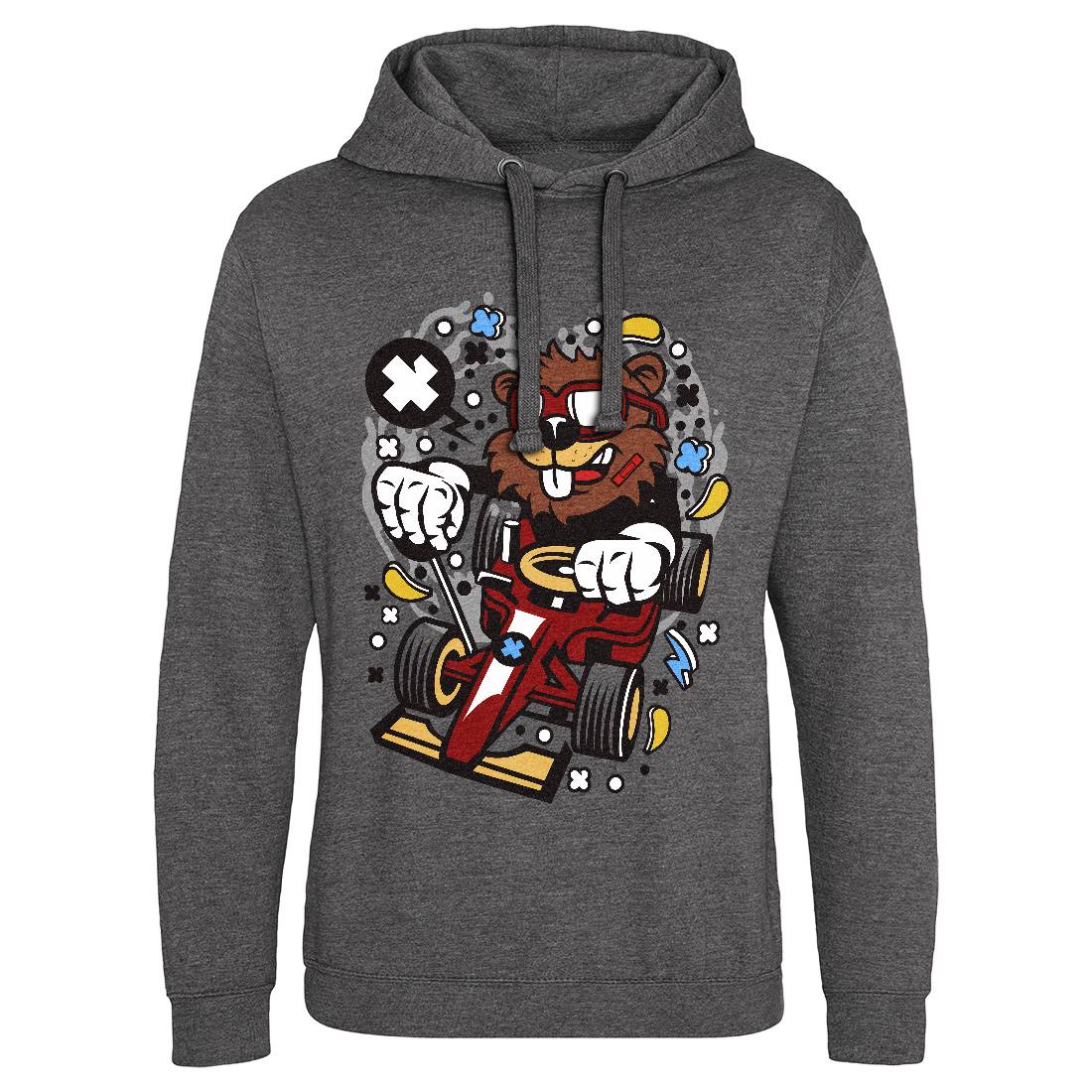 Beaver Racer Mens Hoodie Without Pocket Cars C496