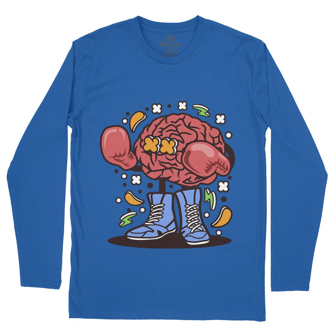 Brain Boxer Mens Long Sleeve T-Shirt Sport C504