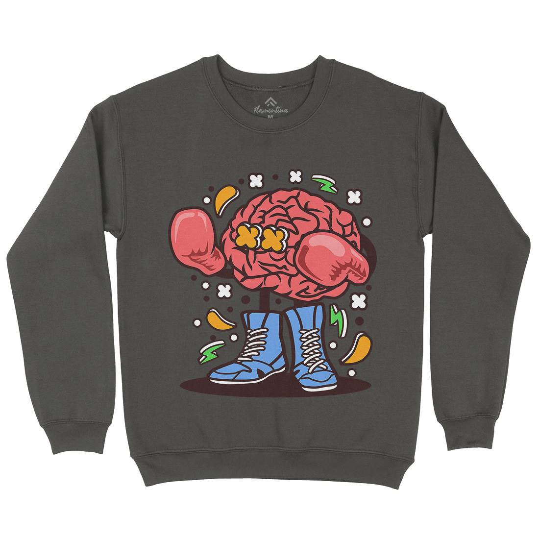 Brain Boxer Kids Crew Neck Sweatshirt Sport C504
