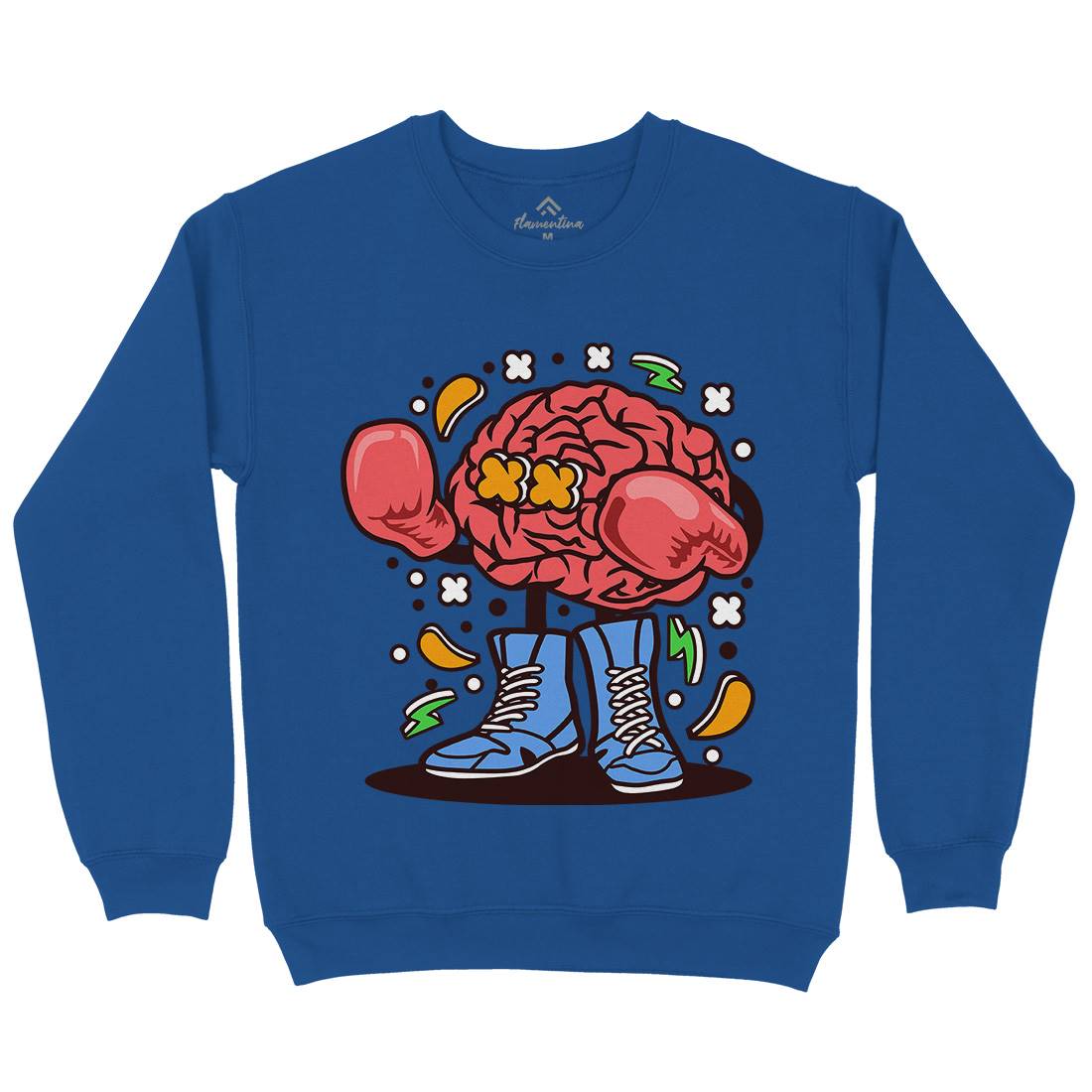 Brain Boxer Mens Crew Neck Sweatshirt Sport C504