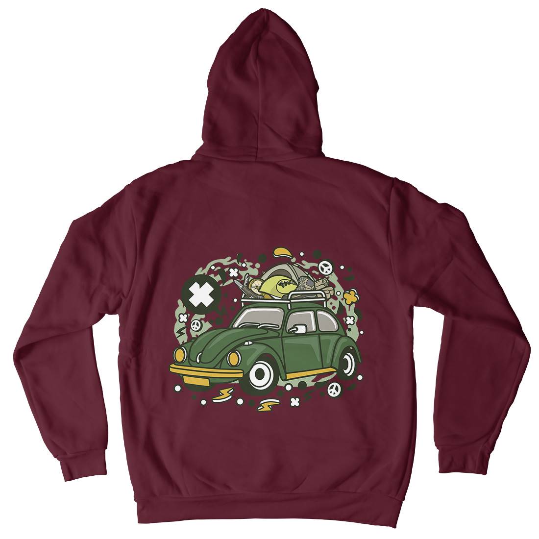 Camp Tour Mens Hoodie With Pocket Nature C507
