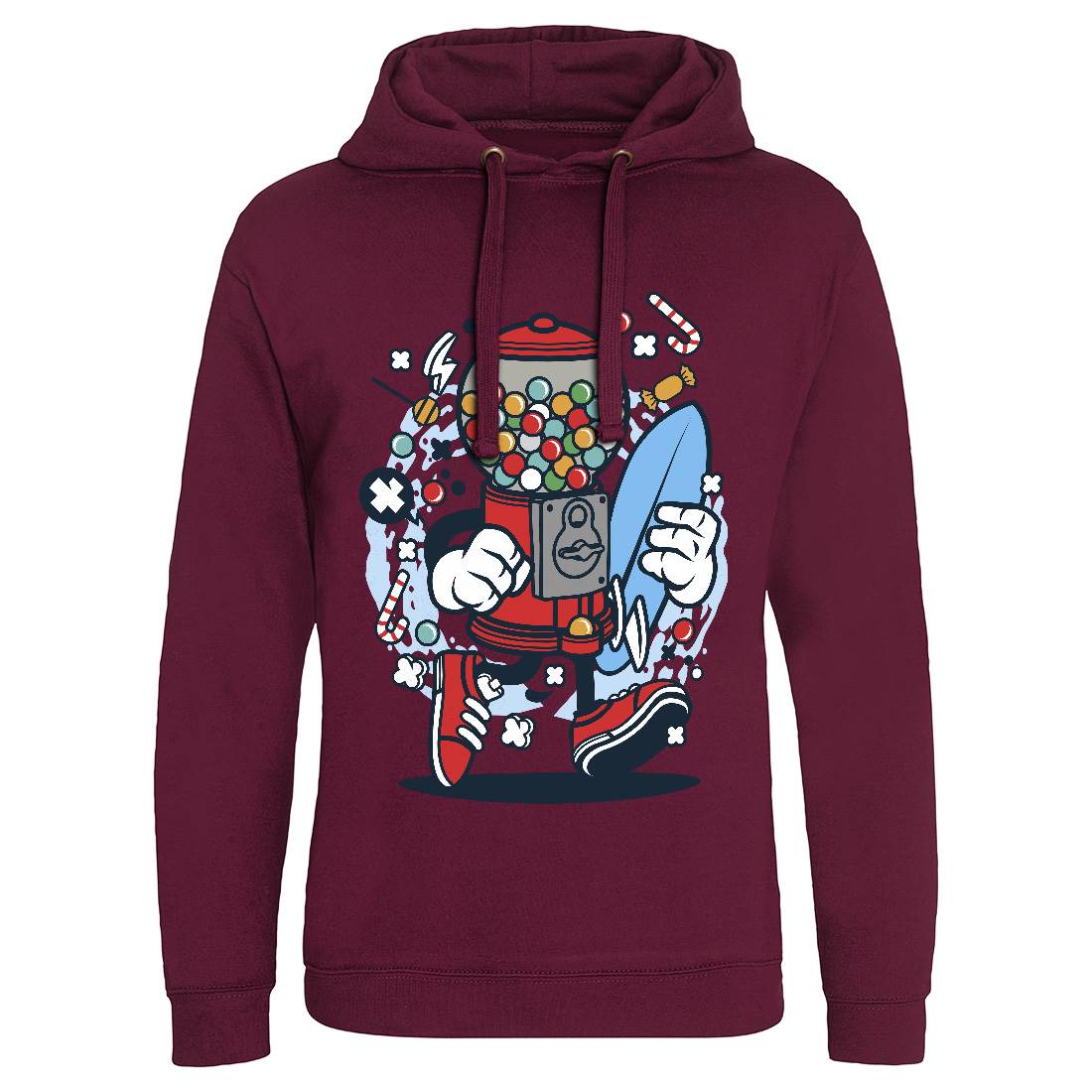 Candy Machine Surfer Mens Hoodie Without Pocket Surf C508