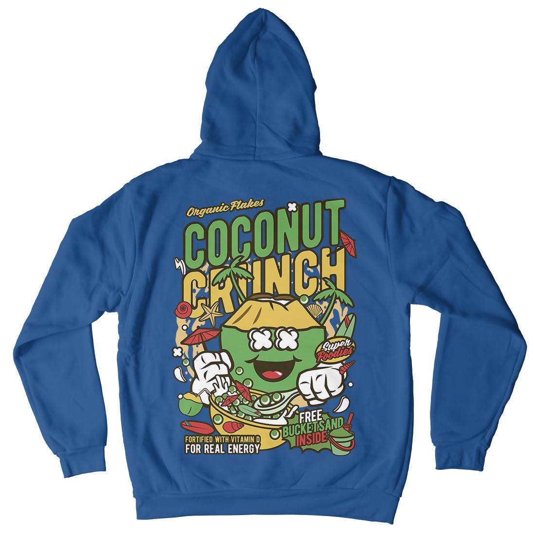 Coconut Crunch Kids Crew Neck Hoodie Food C519