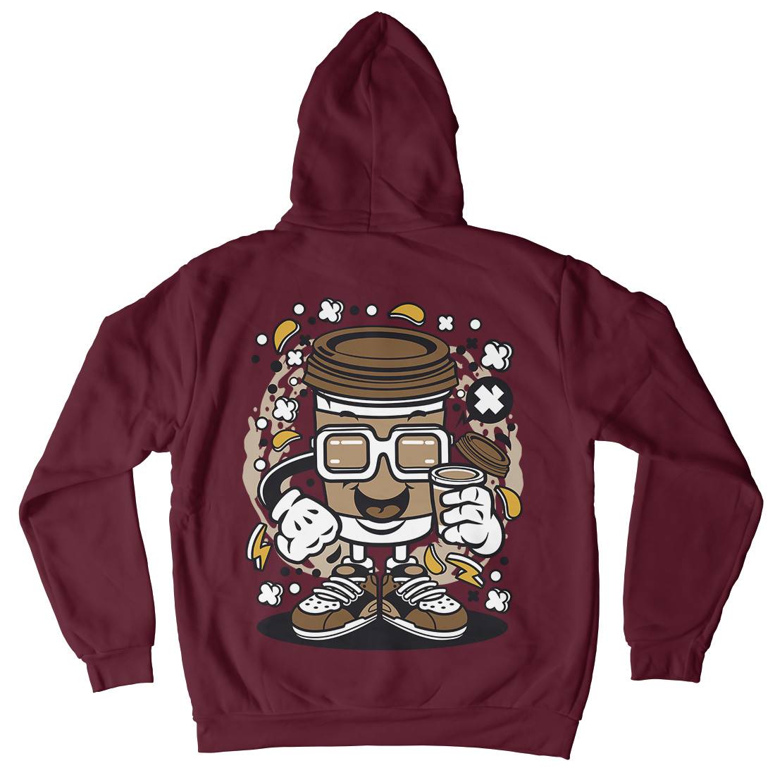 Coffee Cup Kids Crew Neck Hoodie Drinks C521