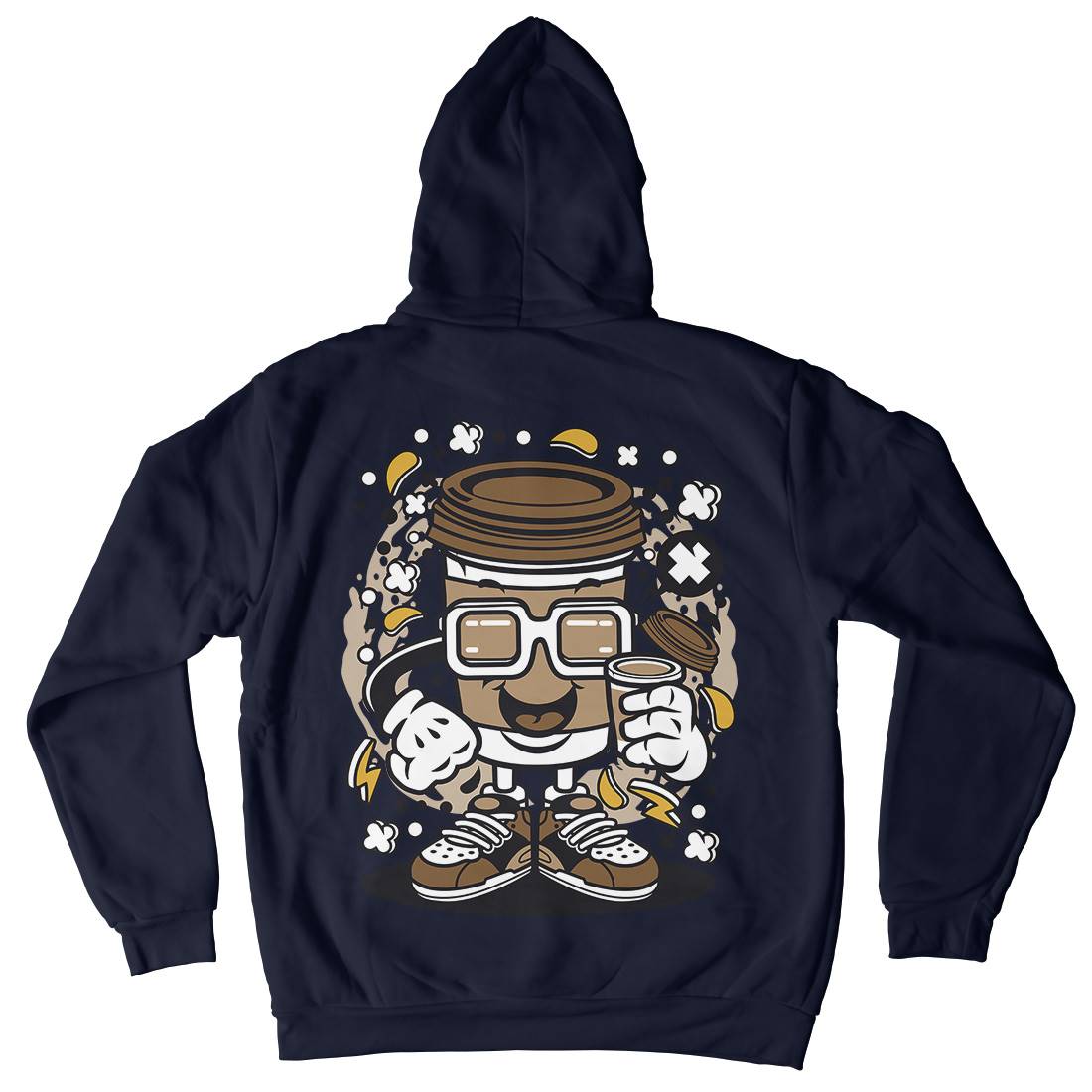 Coffee Cup Kids Crew Neck Hoodie Drinks C521