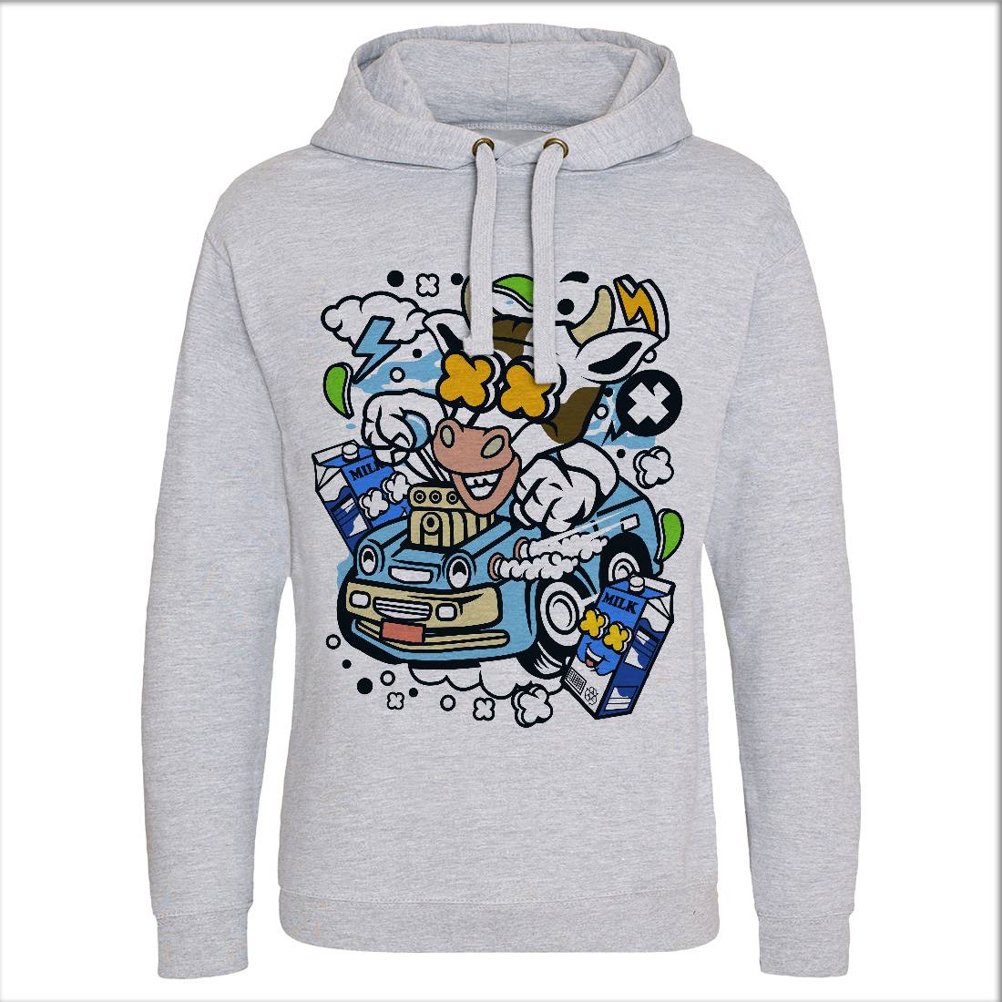 Cow Hotrod Mens Hoodie Without Pocket Cars C528