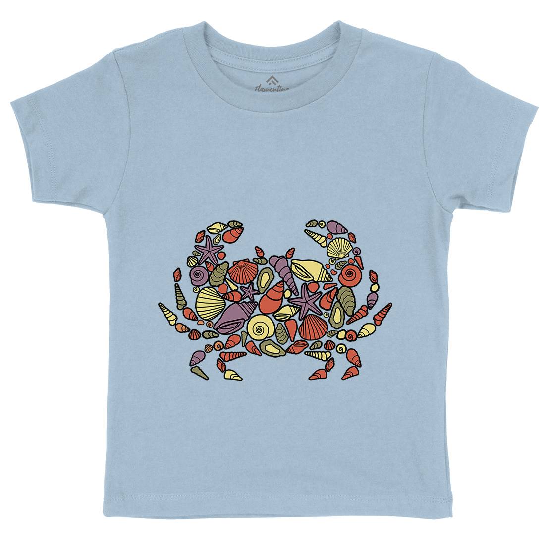 Crab Kids Crew Neck T-Shirt Animals C530