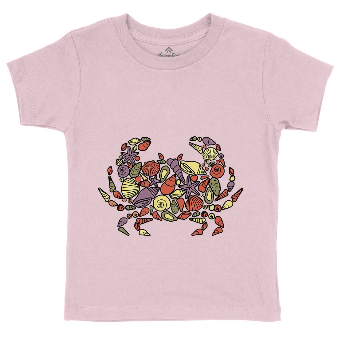 Crab Kids Crew Neck T-Shirt Animals C530