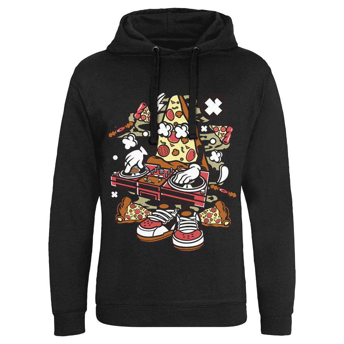 Dj Pizza Mens Hoodie Without Pocket Music C538