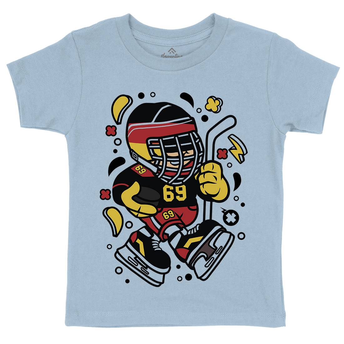 Germany Hockey Kid Kids Crew Neck T-Shirt Sport C551