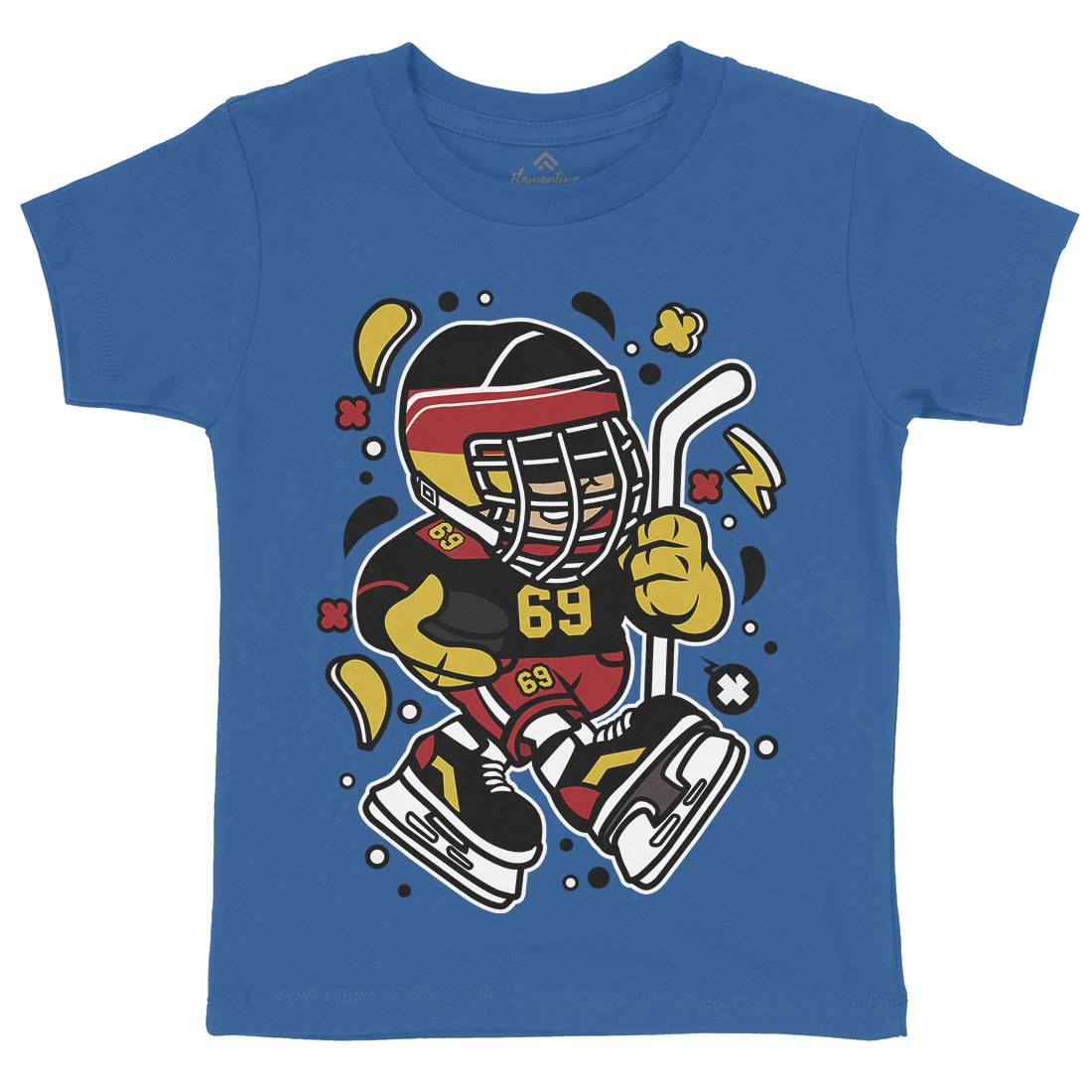 Germany Hockey Kid Kids Crew Neck T-Shirt Sport C551