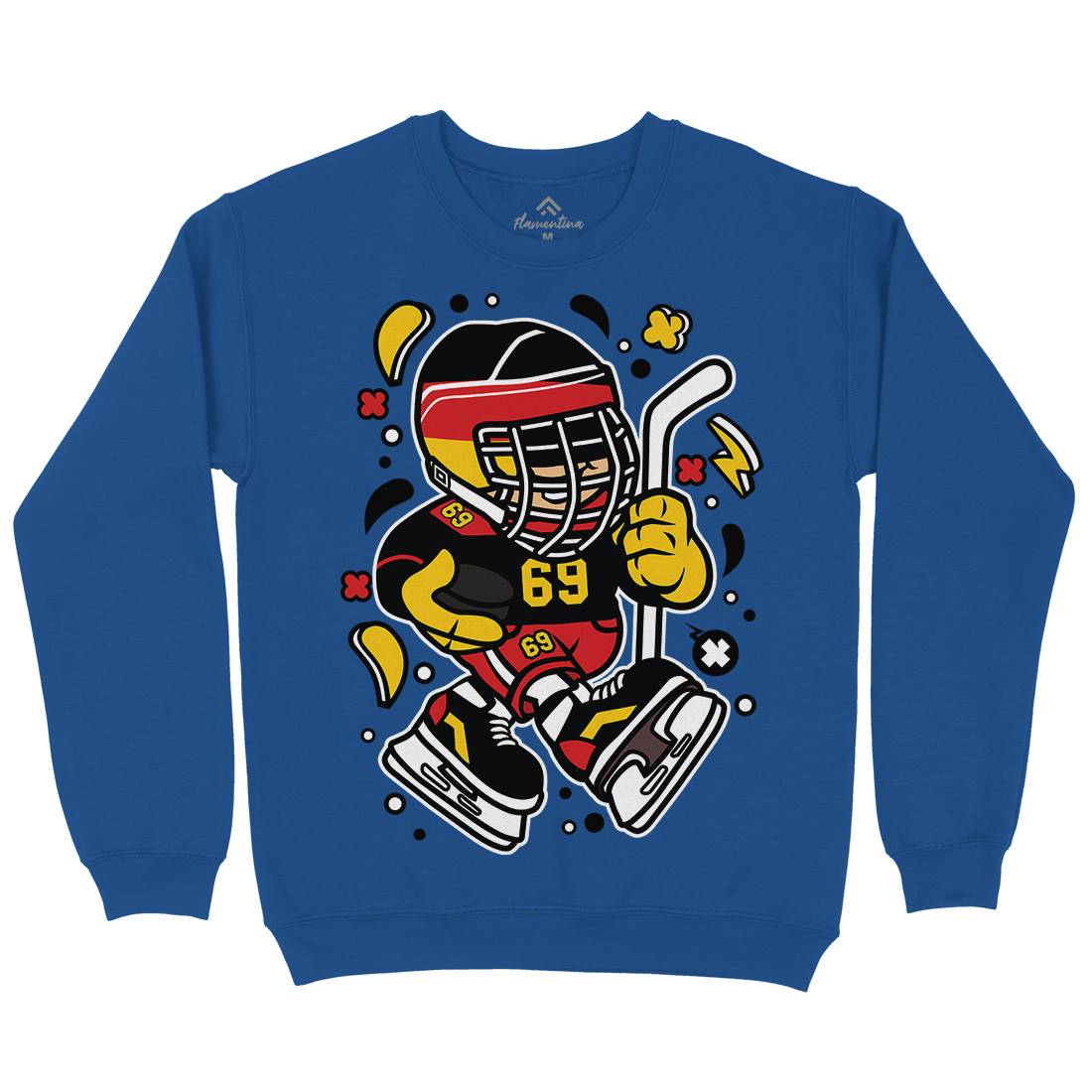 Germany Hockey Kid Mens Crew Neck Sweatshirt Sport C551