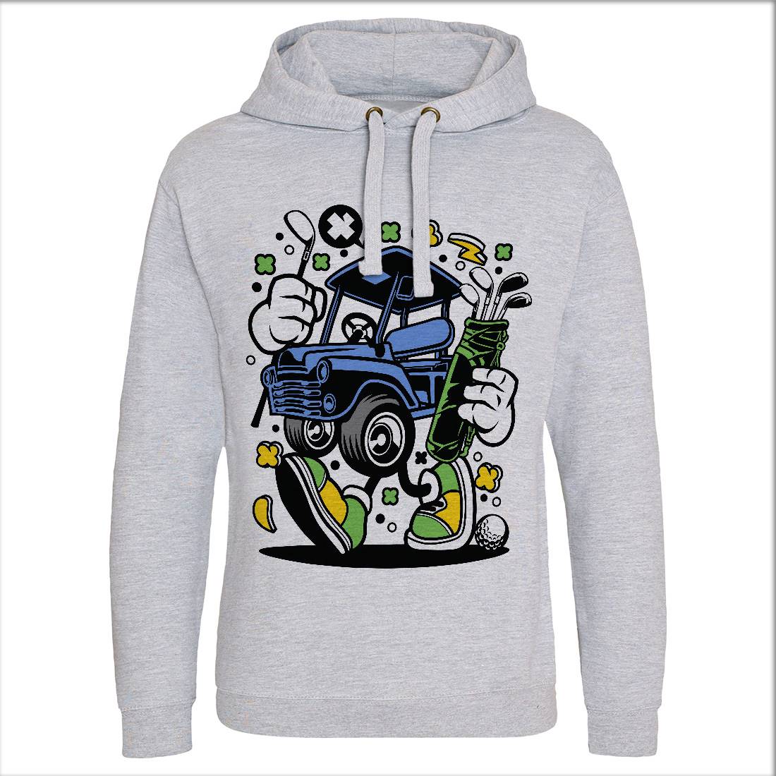 Golf Car Mens Hoodie Without Pocket Sport C554