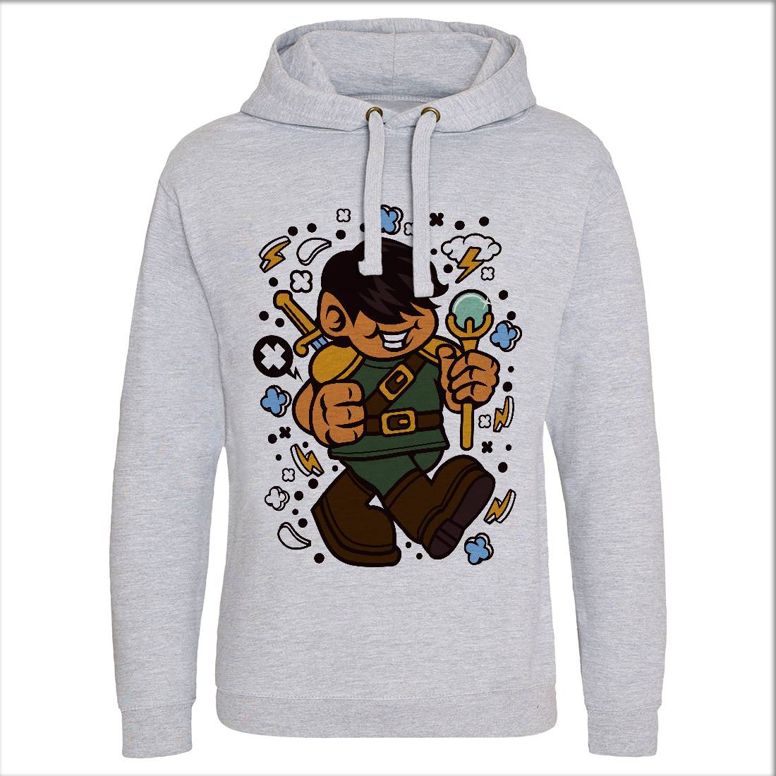 Knight Kid Mens Hoodie Without Pocket Warriors C575