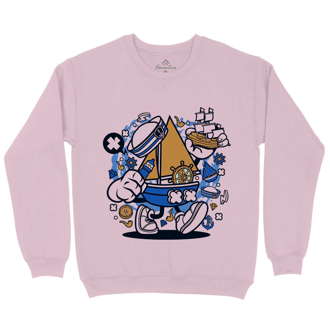 Little Sailor Kids Crew Neck Sweatshirt Navy C583