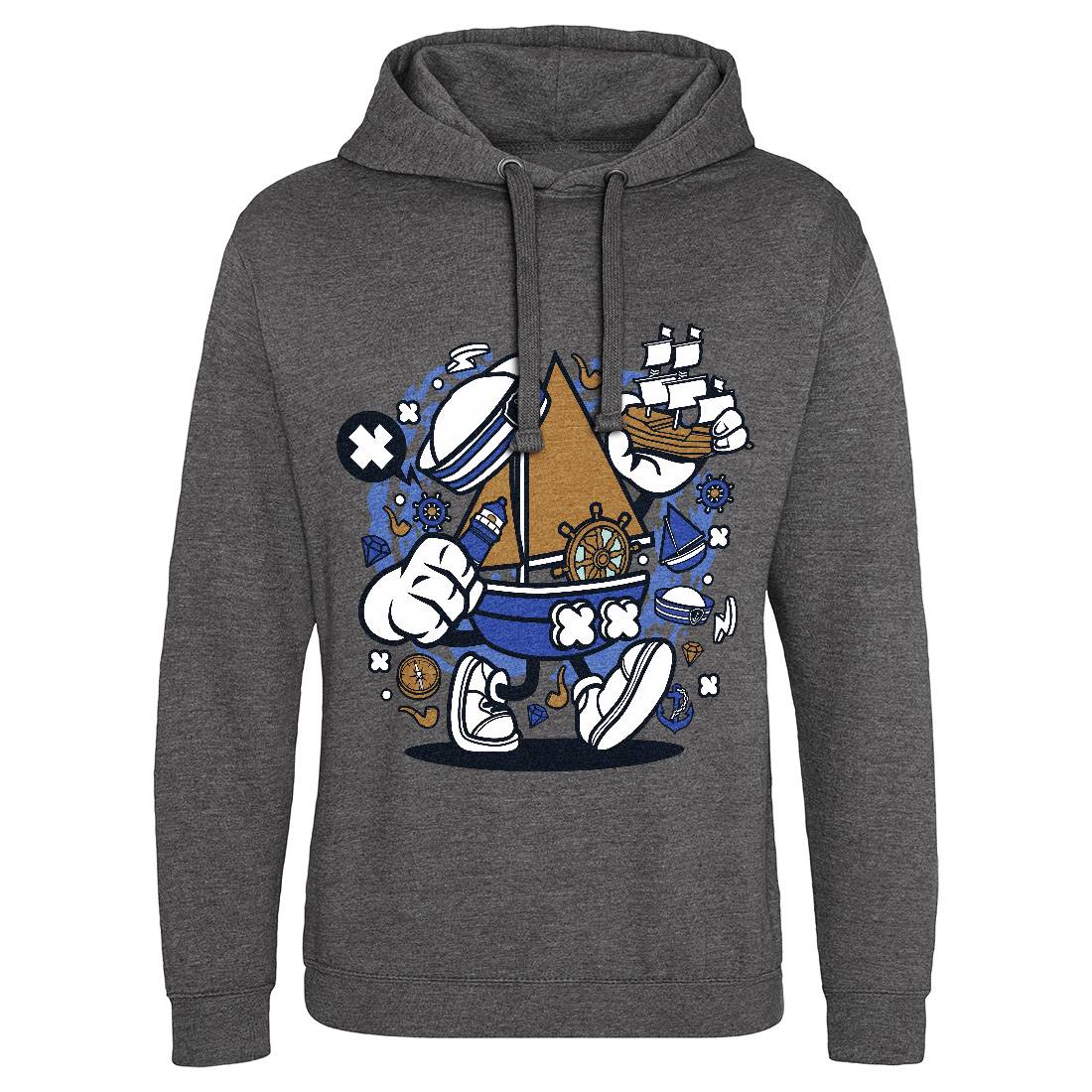 Little Sailor Mens Hoodie Without Pocket Navy C583