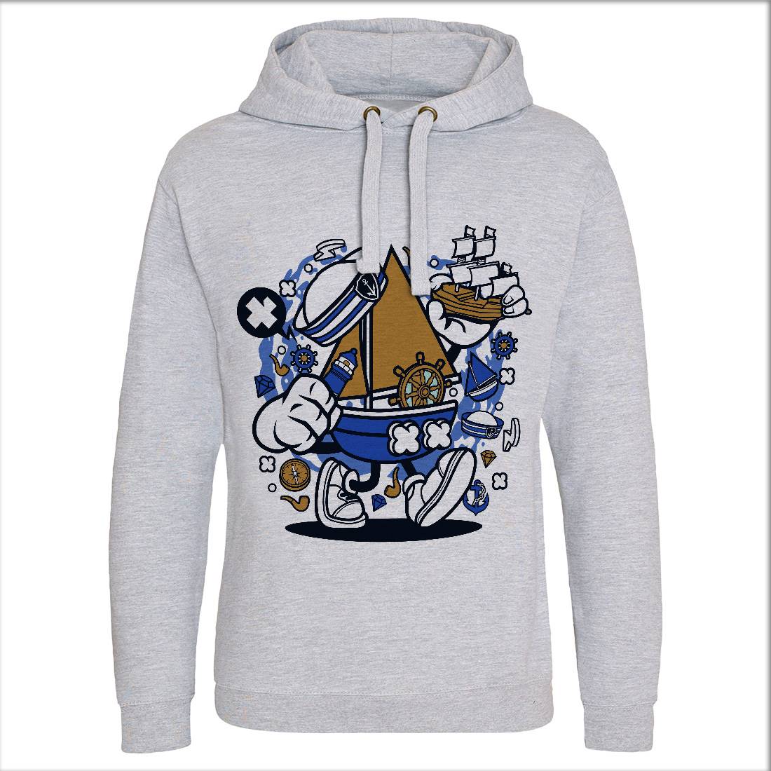 Little Sailor Mens Hoodie Without Pocket Navy C583