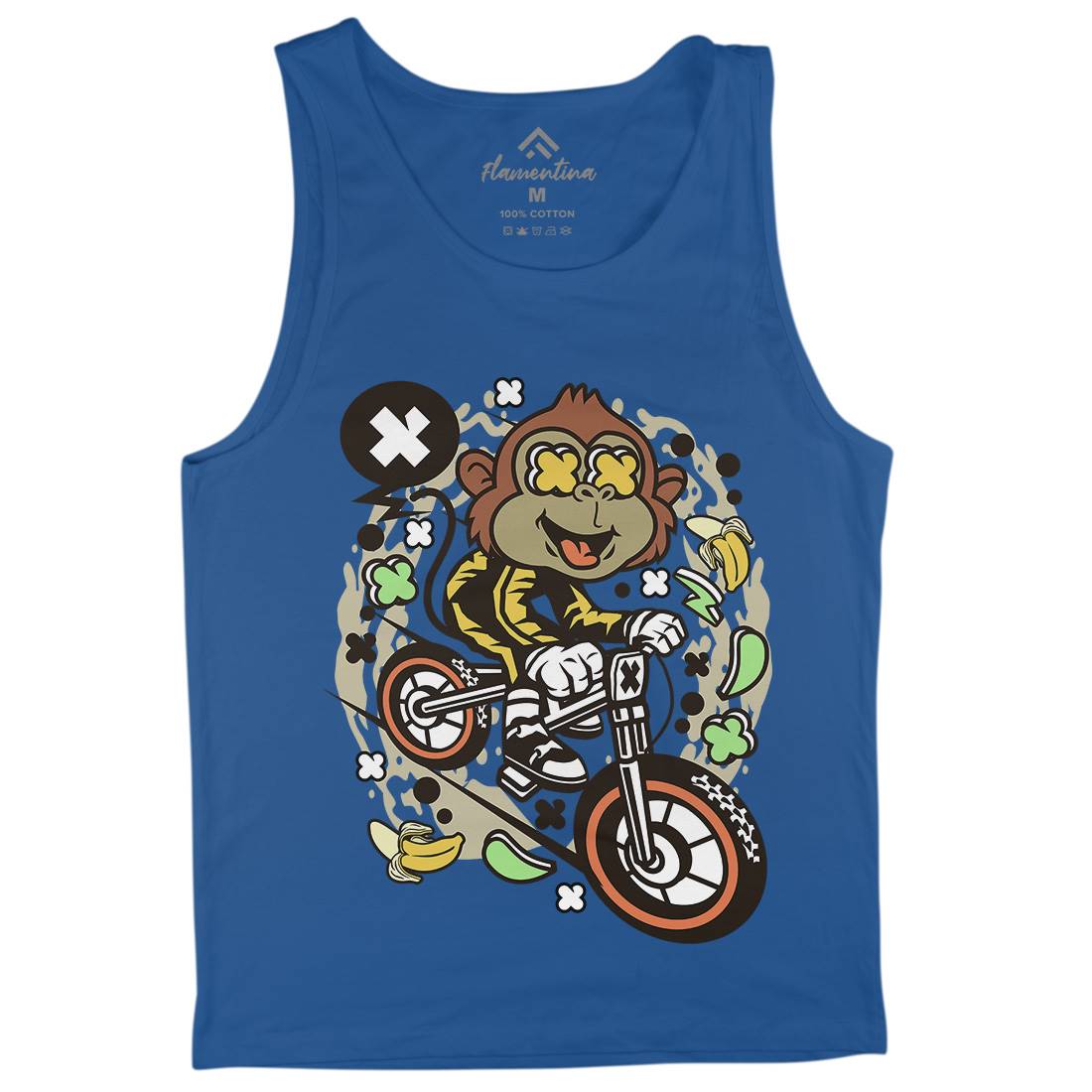Monkey Downhill Mens Tank Top Vest Bikes C587