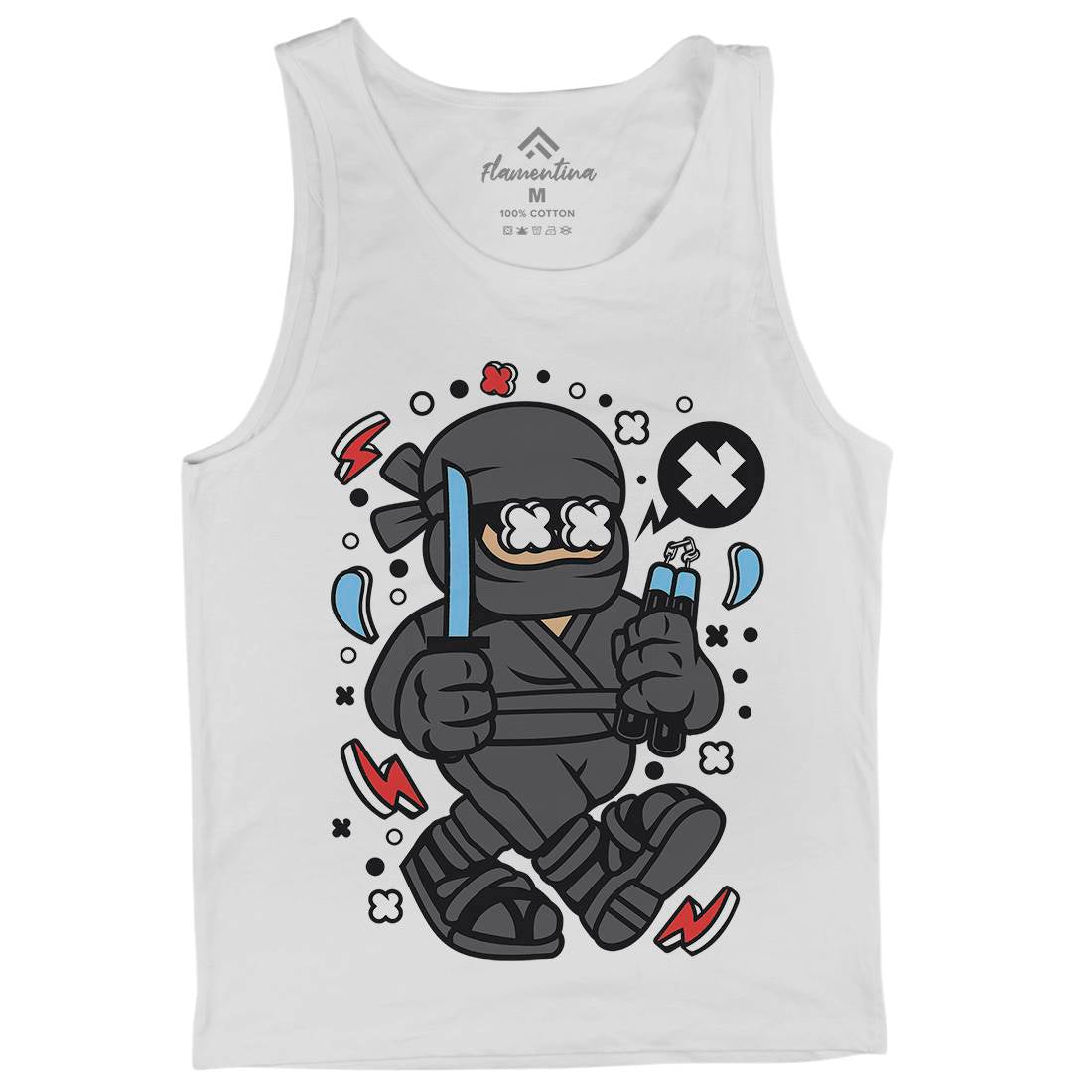 Ninja Kid Mens Tank Top Vest Warriors C593