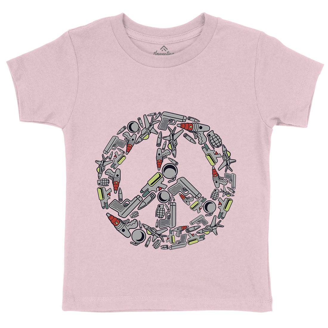 Peace Kids Crew Neck T-Shirt Religion C601