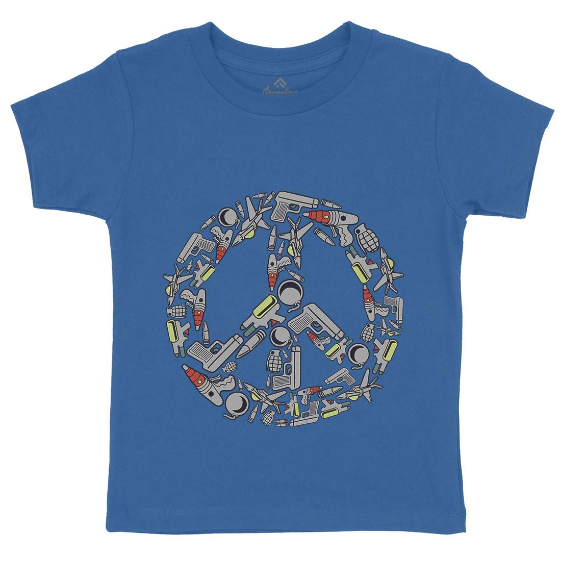Peace Kids Crew Neck T-Shirt Religion C601