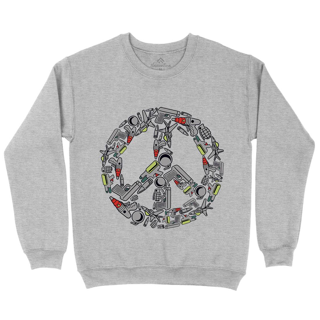 Peace Mens Crew Neck Sweatshirt Religion C601